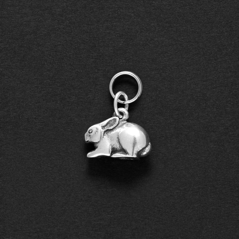 Vintage James Avery 3D Bunny Charm